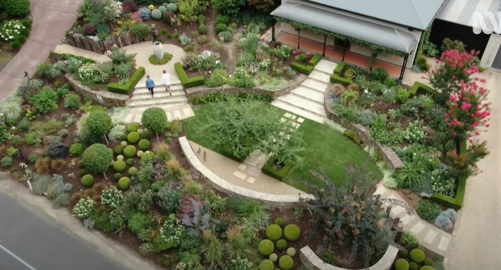 Professional Landscaping Services in Smyrna, TN Beautiful landscaped garden with curved pathways and lush greenery